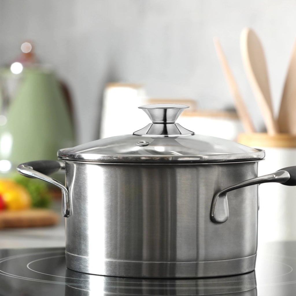 Coperchio in vetro KADAX da 14 cm, universale, resistente al calore, per pentole e padelle.