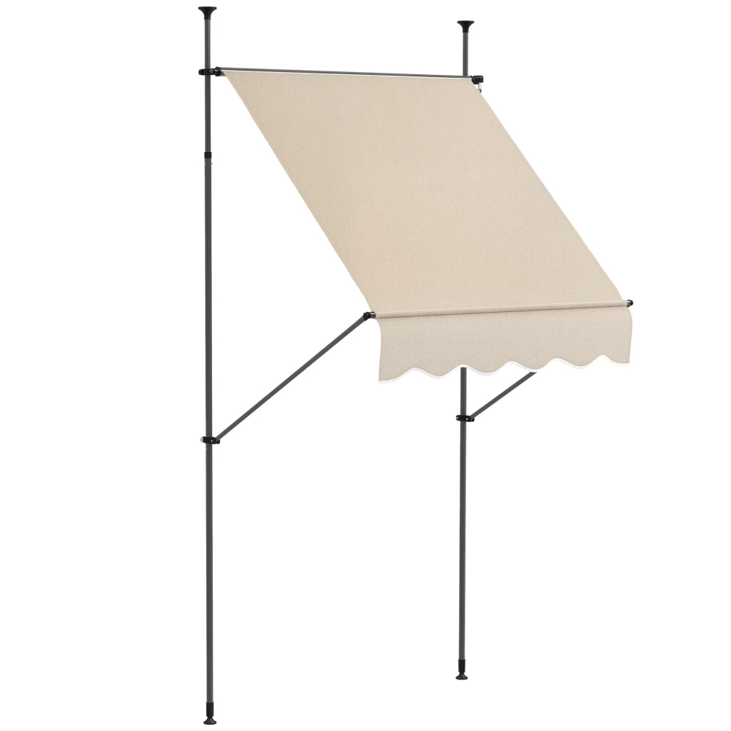 Tavolo pieghevole allungabile ¨C zephmum ¨C 150x120x210-300 cm metallo sabbia