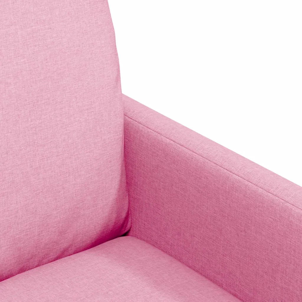 Sedie da pranzo 2 pcs Rosa 57 x 67 x 98 cm Tessuto