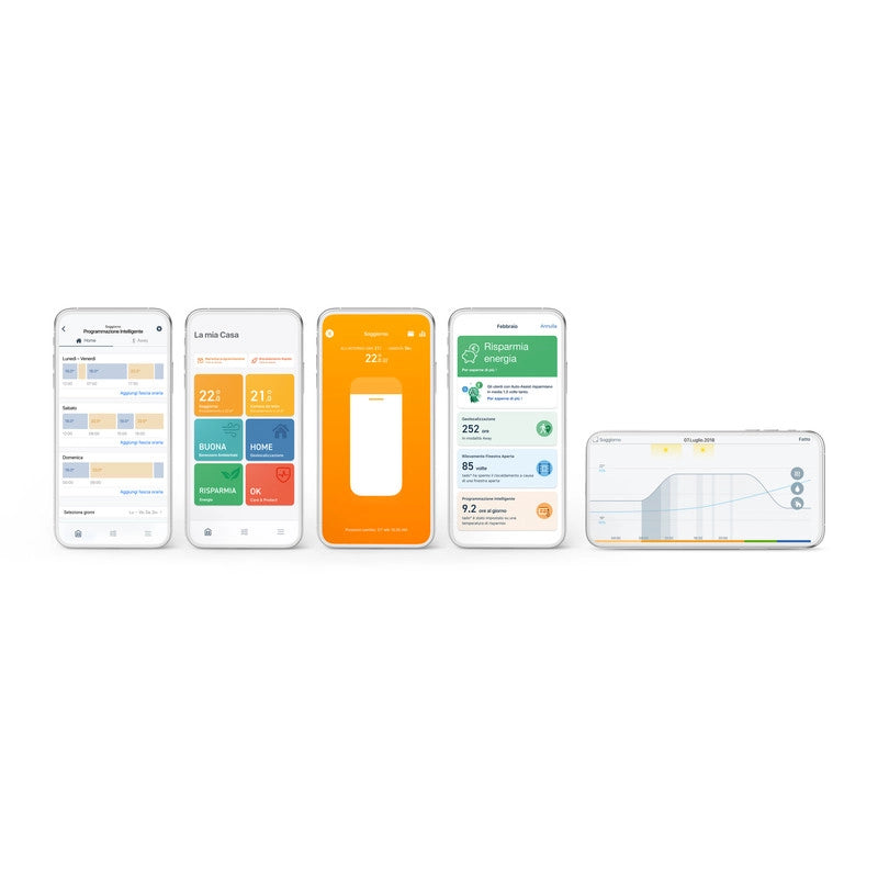 TADO¬∞ termostato kit di base V3+. Termostato Intelligente cablato. Compatibile con Alexa e Google Assistant. Nero