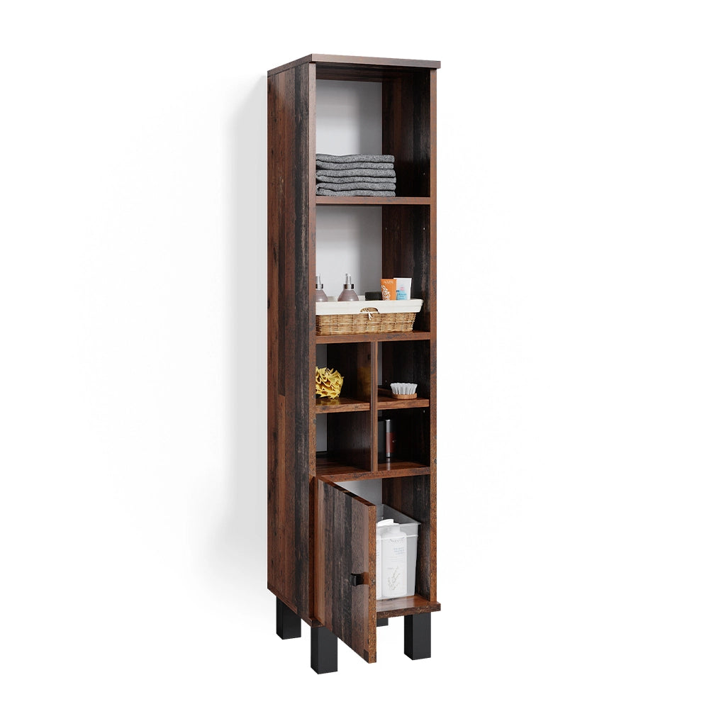 Mobiletto bagno Fynn Rovere rustico 30 x 130.6 cm porta piccola Vicco