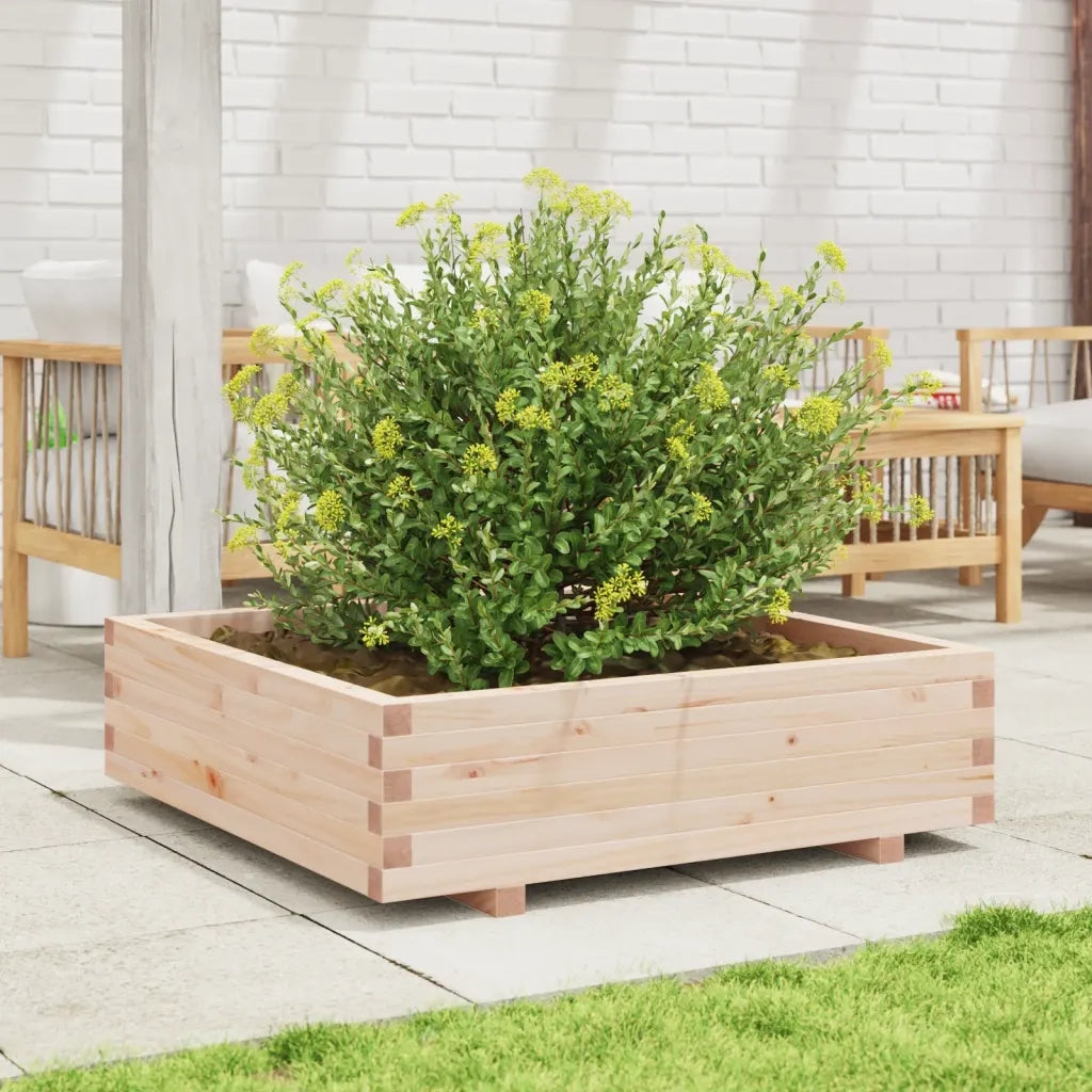 Fioriera da Giardino 90x90x26,5 cm in Legno Massello di Pino 847313