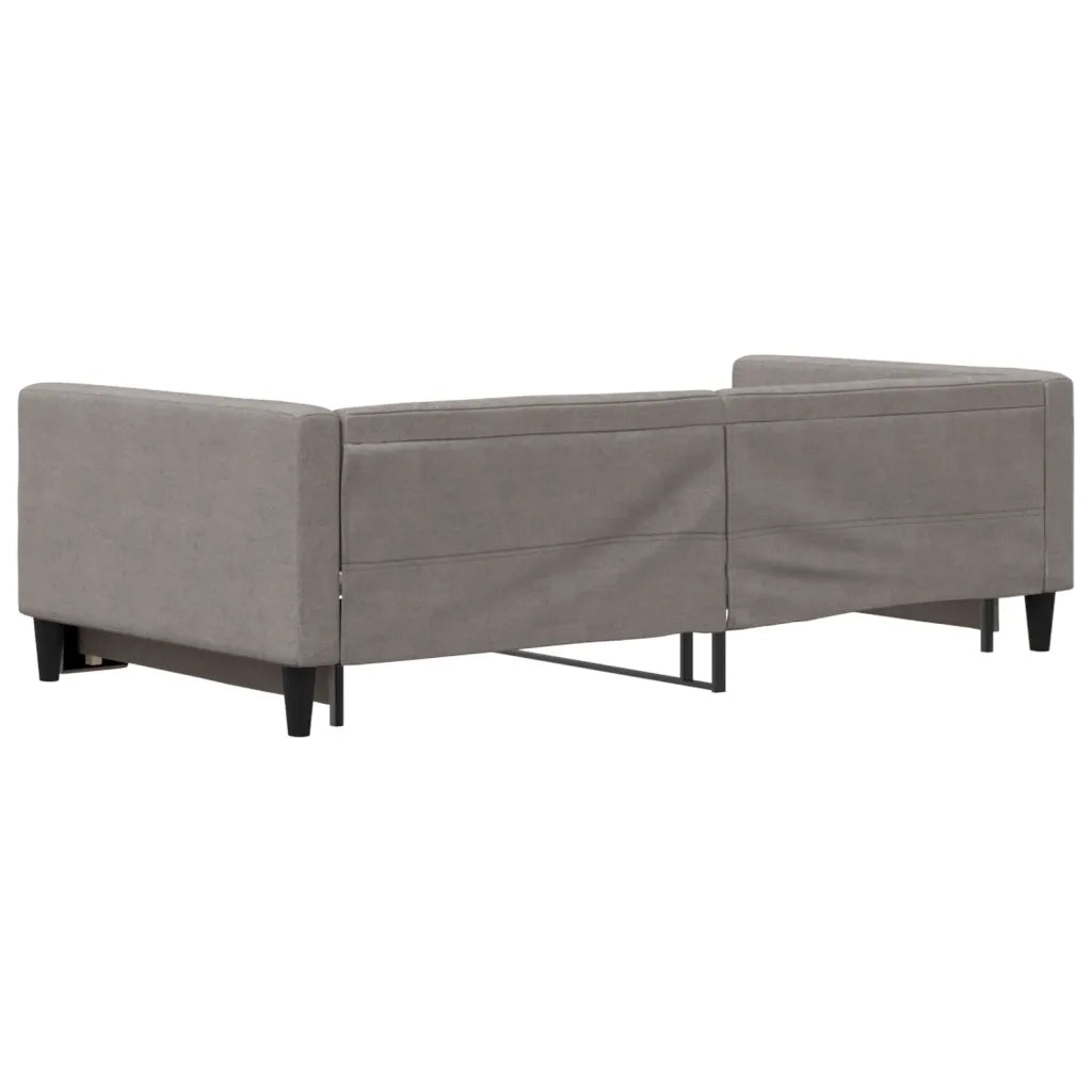 Divano letto | Sof¨¤ letto | Letto singolo Estraibile Tortora 100x200 cm in Tessuto