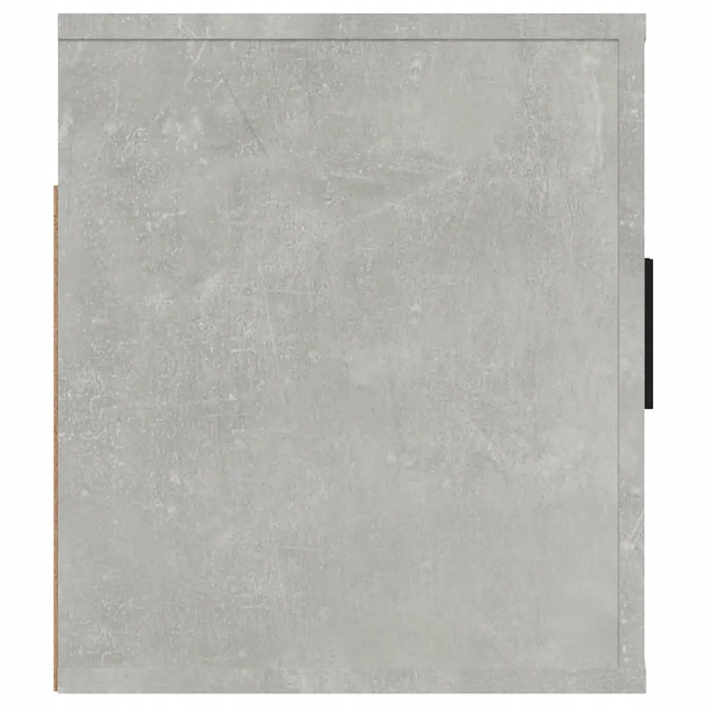 Mobile Porta TV a Parete Grigio cemento 80x34,5x40 cm