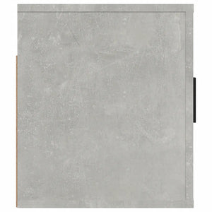 Mobile Porta TV a Parete Grigio cemento 80x34,5x40 cm