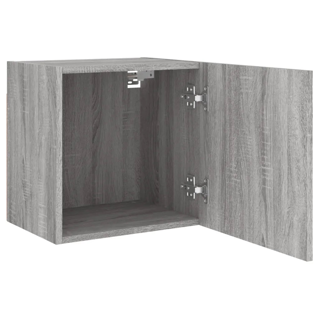 Mobile TV Parete-Credenza per TV sospesa-Console TV  Grigio Sonoma 40,5x30x40 cm Legno Multistrato