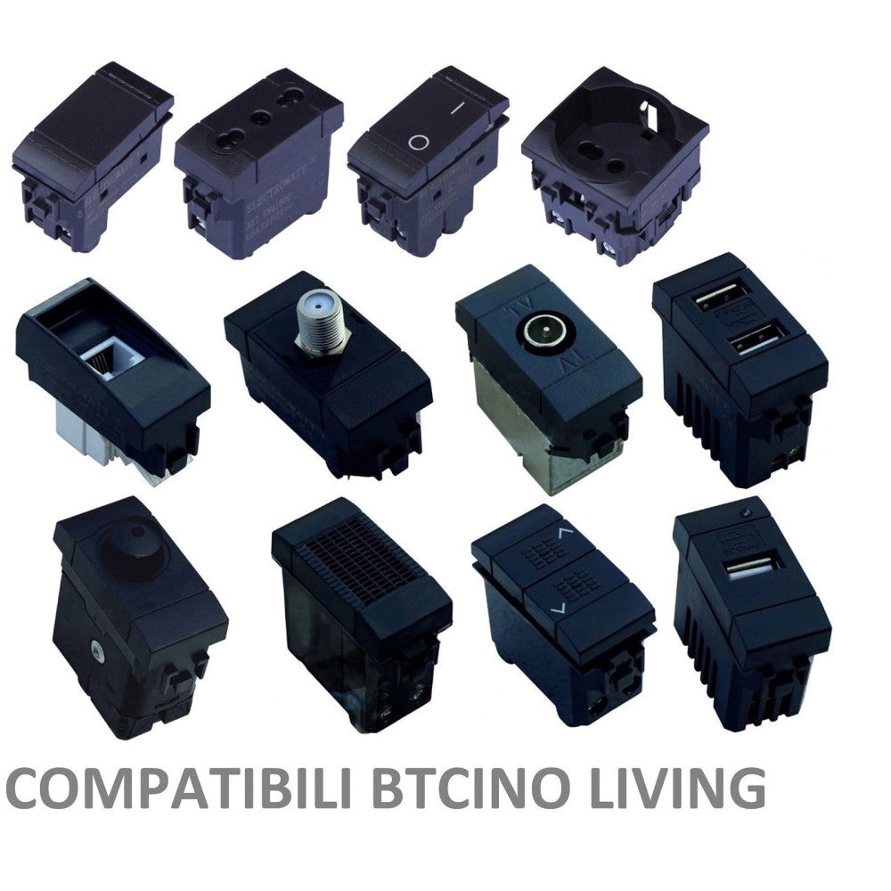 Trade Shop - Serie Living International Compatibile Apparecchi Di Comando Moduli Prese Interr -