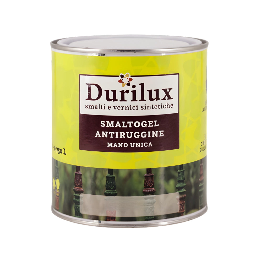 Durilux smalto gel sintetico antiruggine per ferro *** colore- giallo segnale - ral 1003, finitura lucida, confezione 1