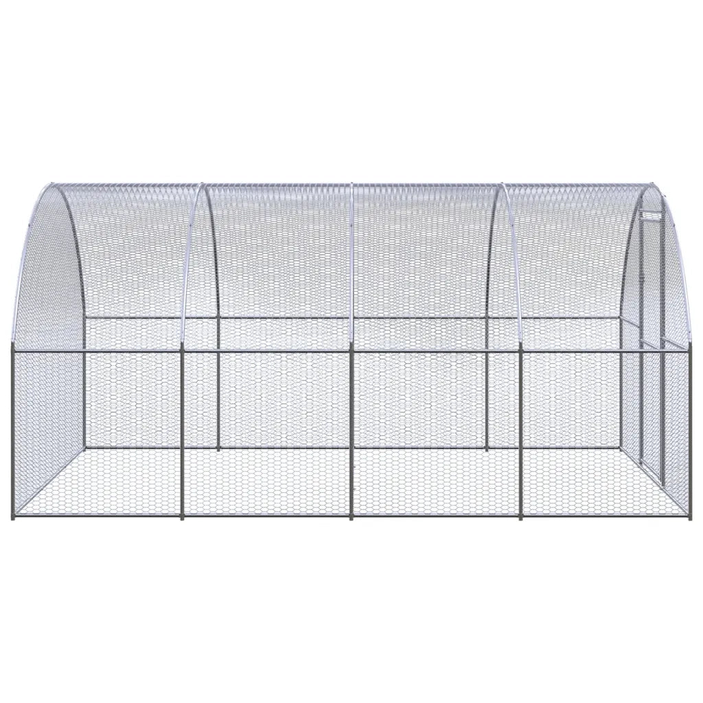 Pollaio per Esterni 3x4x2 m in Acciaio Zincato CFW4234140