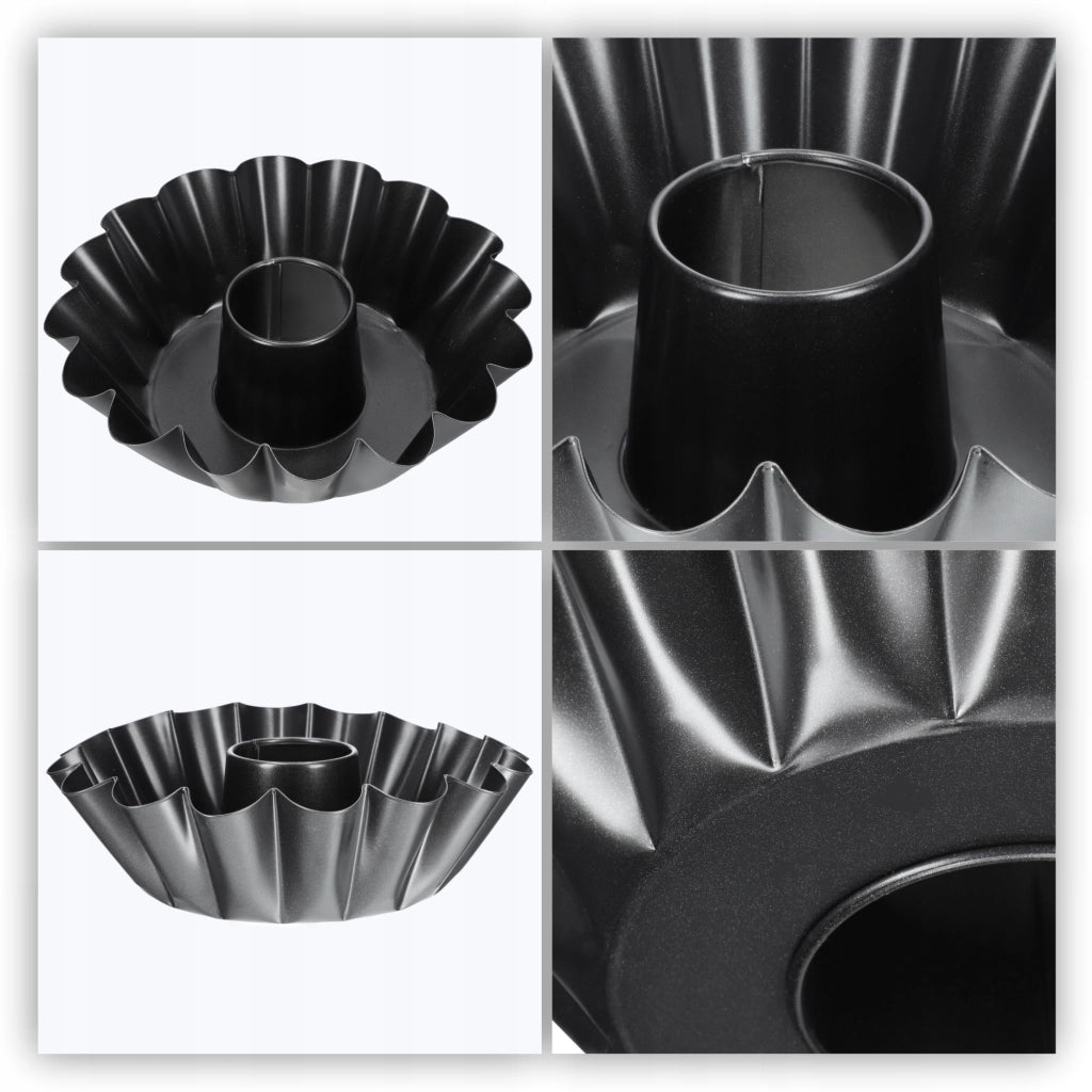 Teglia da forno antiaderente KADAX con camino, 25 cm