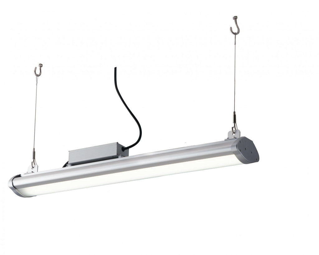 FARO LED HIGH-BAY SUPERIA ARGENTO IN ALLUMINIO 150W 22500LM 4000K IP65 7,2X90,5X13,5 CM.