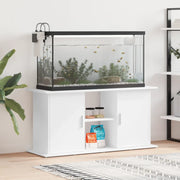 Supporto per Acquario 121x41x58 cm in Legno Multistrato Bianco 833615