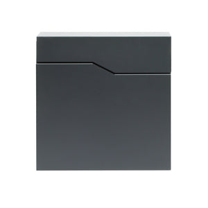 Cassetta postale con vano portagiornale V19 antracite 370 x 102 x 370 mm