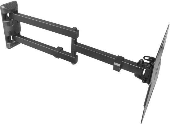 Monitor da parete universale con rotazione e inclinazione - supporto per schermo 3D HD LED LCD da 15'-55' pollici - VESA 75 100 200x100 200 - nero Model: S89B