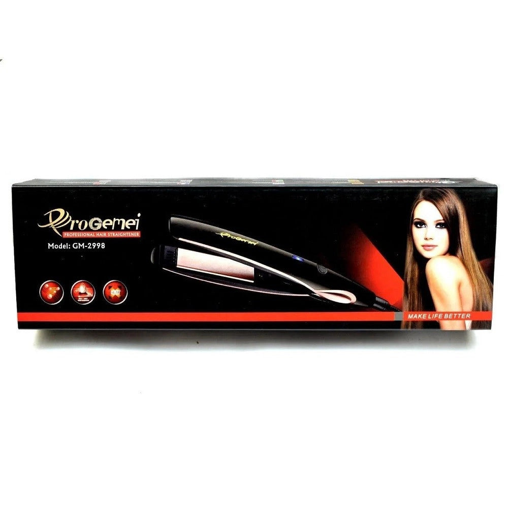 Trade Shop - Piastra Per Capelli Lisci Professionale Rivestimento Ceramica Tormalina Gm-2998 -