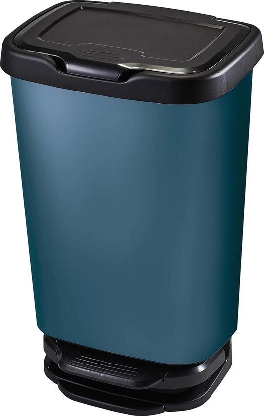 Pedaalemmer per cucina in plastica azzurra 40 litri PLS8160-195 pedaalemmer 50 litri