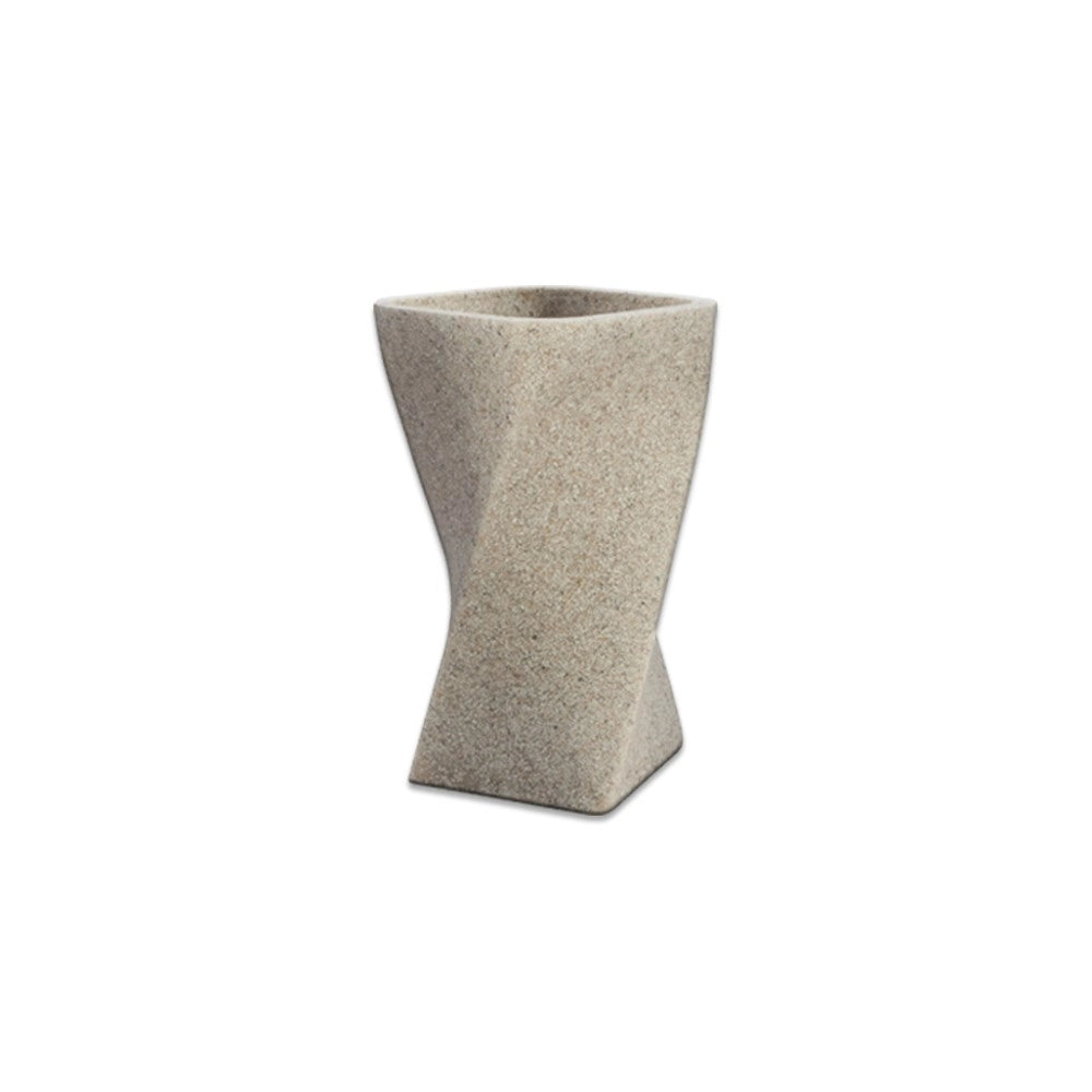 Bicchiere da appoggio color pietra - serie stone