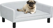Banco per cani di taglia media - Giocattoli per cani - Cani - banco per cani - M - 82x54x36cm - Fino a 20kg - Grigio