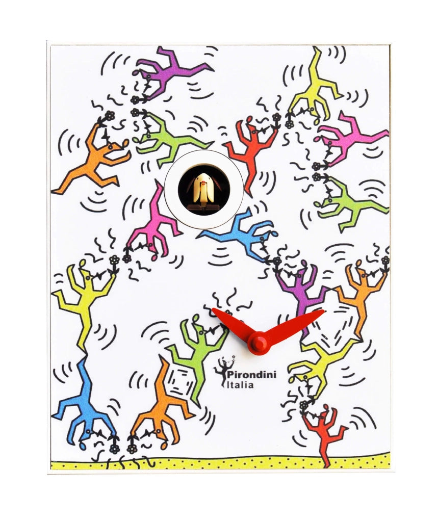 Orologio a Cucù da Parete 16,5x20x10cm Pirondini Italia D'Apres Haring