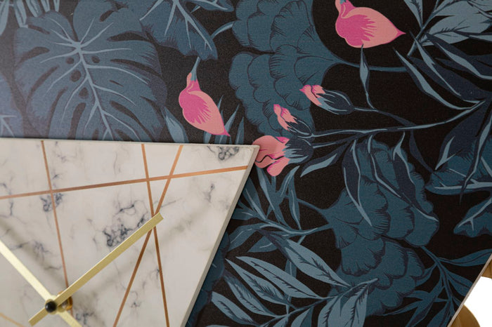 Orologio da Muro Triangle 75x4,5x59 cm in Ferro