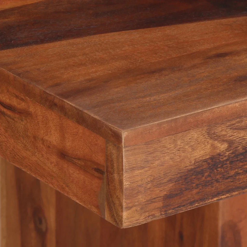 Tavolo da Pranzo 120x120x77 cm Legno Massello di Acacia 4102379