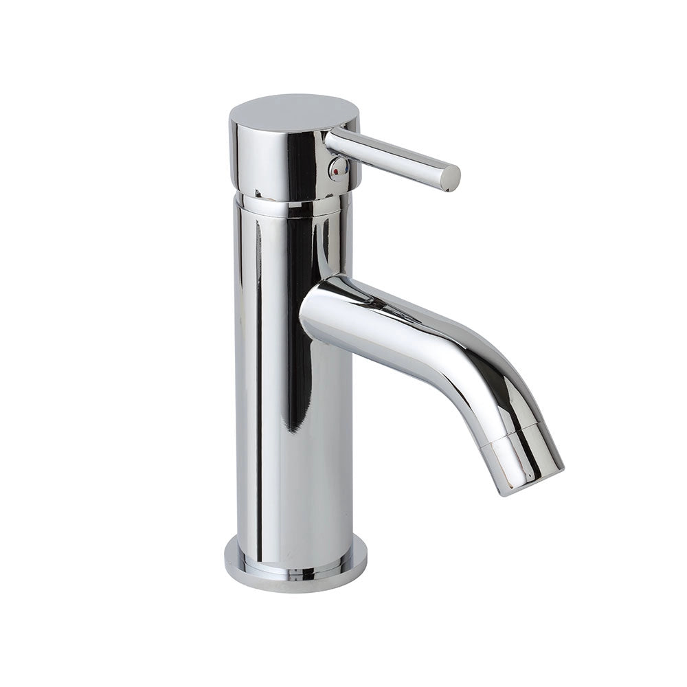 Rubinetto miscelatore cromato per lavabo