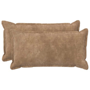 Cuscino con cuscino HOUTEN 2 pz Tortora Fleece in microfibra 934024
