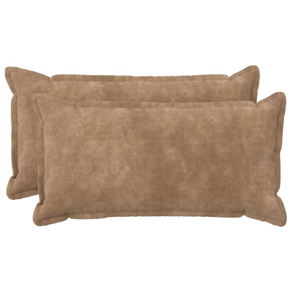 Cuscino con cuscino HOUTEN 2 pz Tortora Fleece in microfibra 934024