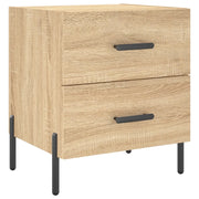Comodino | Armadio da Notte | Mobiletto da notte Rovere Sonoma 40x35x47,5 cm in Legno Multistrato