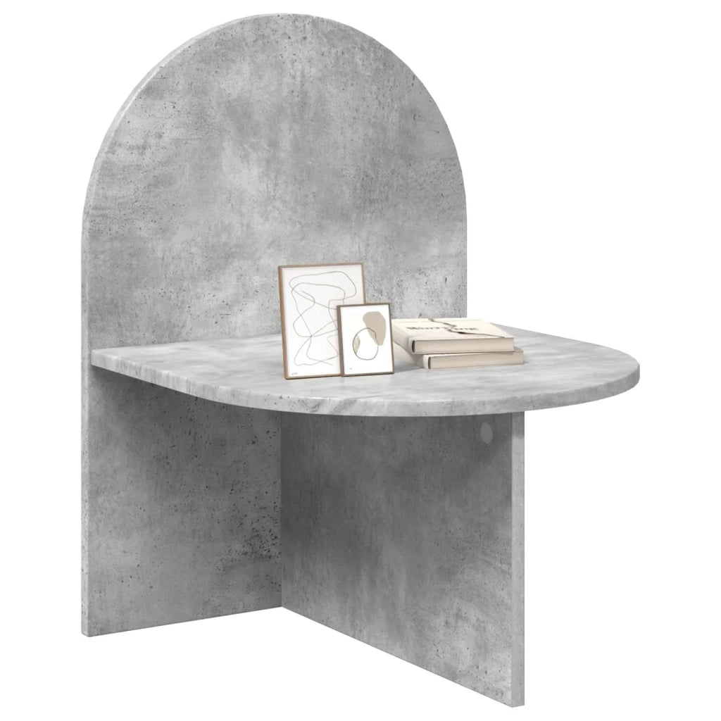 Comodino Grigio Cemento 48 x 49 x 65 cm Legno ingegnerizzato 8001119
