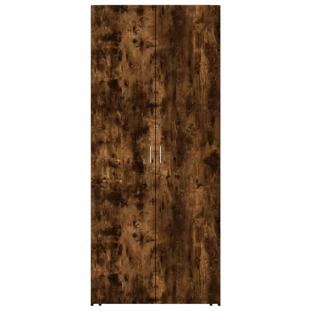 Credenza Rovere Fumo 80x42,5x185 cm in Legno Ingegnerizzato 3281438