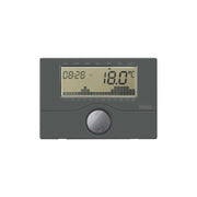 01910.14 Cronotermostato a Batteria Parete Antracite