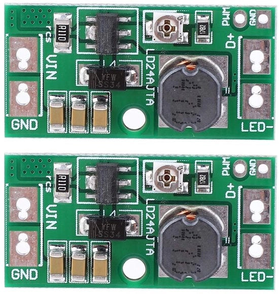 Modulo driver CC - Alta efficienza - 20W DC 6V - 25V - Funzione di regolazione della luminosità - Adatto per componenti LED - Modello...