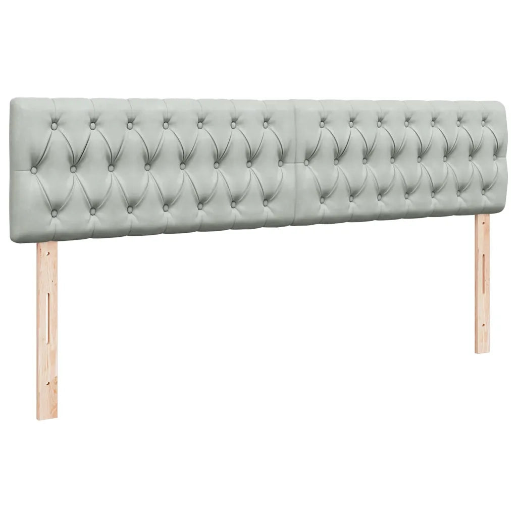 Struttura Letto Pouf con Materassi 180x200 cm Velluto