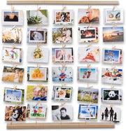Collage in Legno - Fotolijst - Adatta per Moodboard - 5 pezzi - Naturale