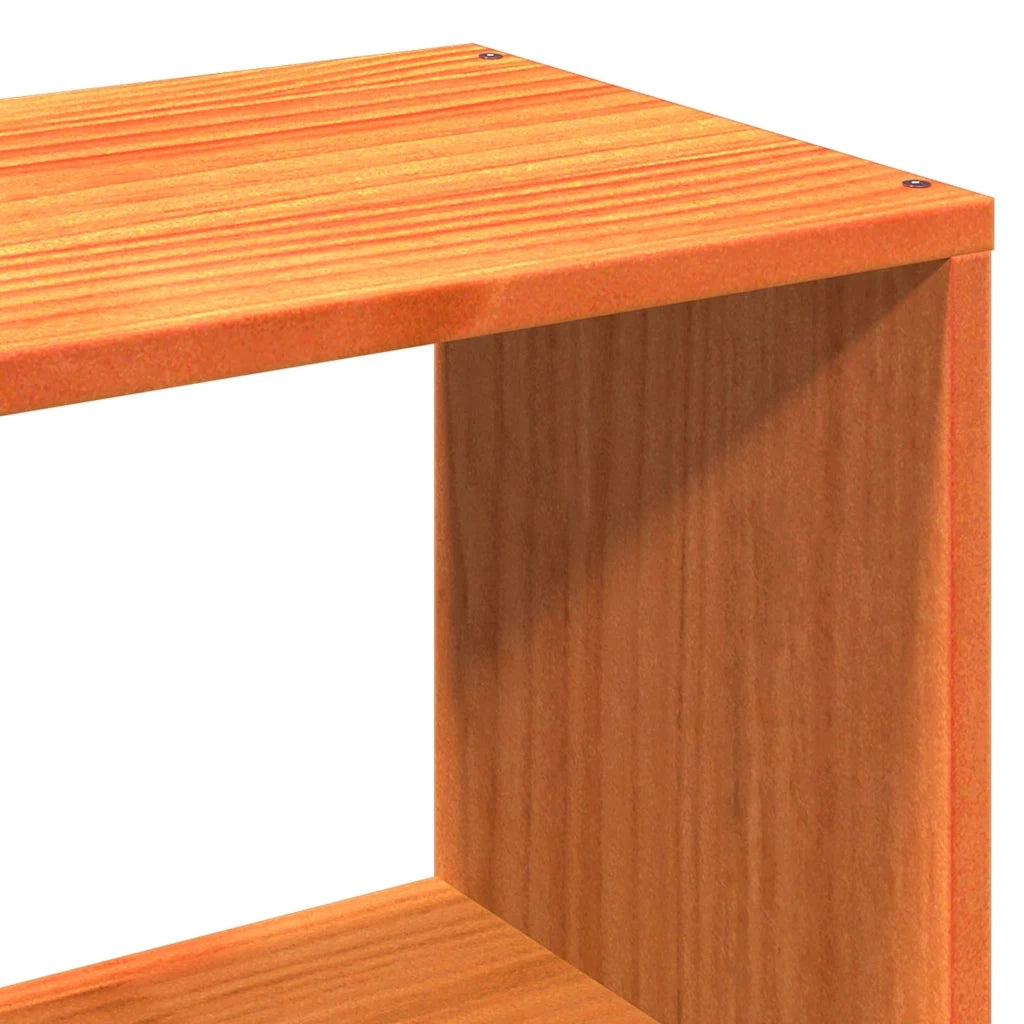 Letto singolo | Letto per adulti | Giroletto senza Materasso Marrone Cera 100x200 cm Legno di Pino