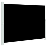Tenda da Sole | Tenda laterale Retrattile per Patio 220x300 cm Nera