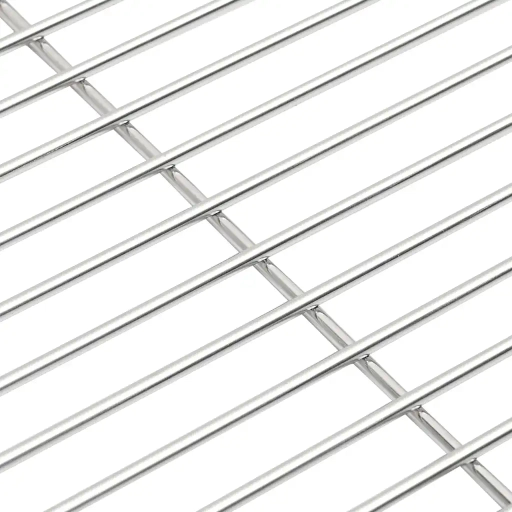 Griglia per barbecue Argento 43 x 43 cm Acciaio inossidabile 42008307