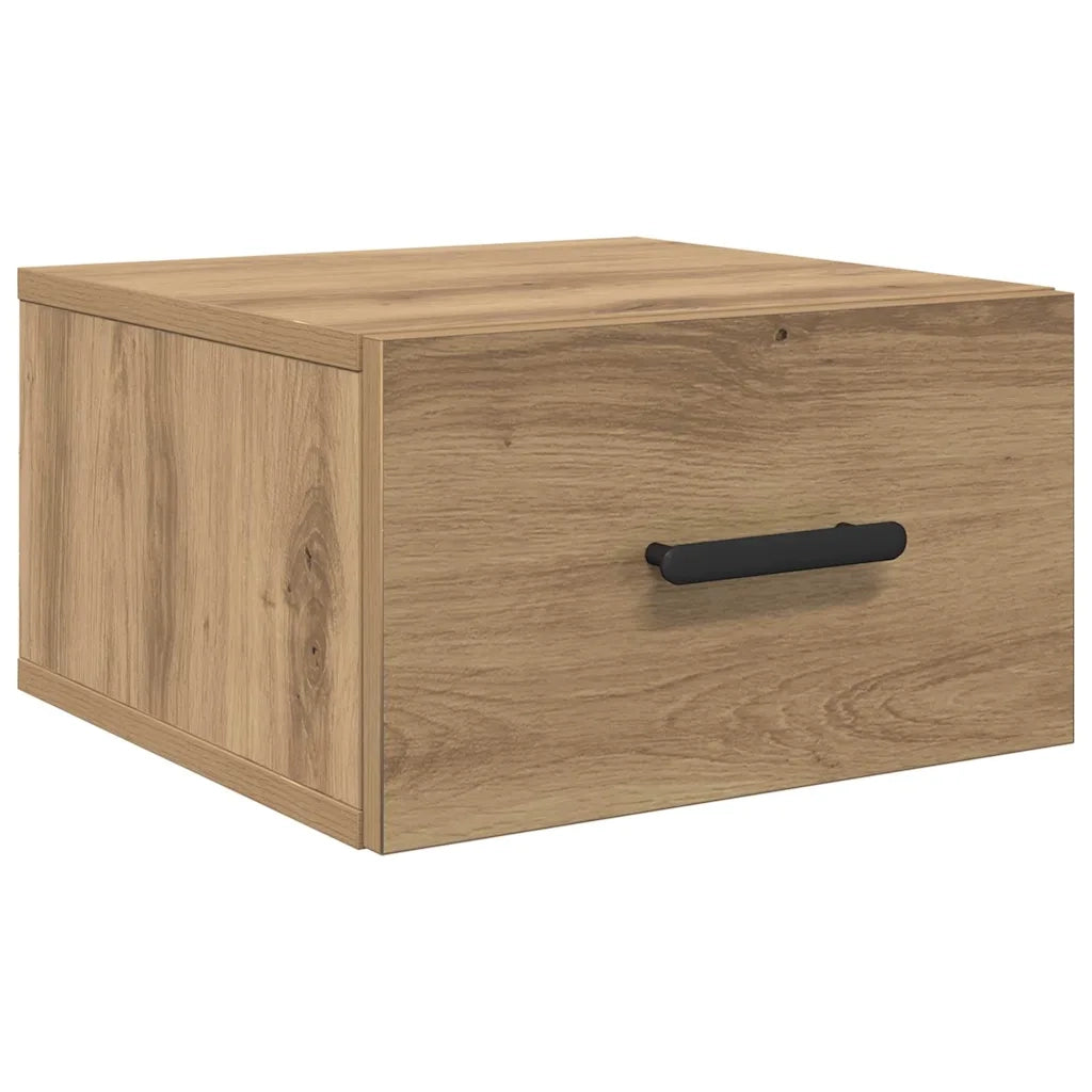 Armadio da Notte 2 pcs Rovere artigianale 35 x 35 x 20 cm
