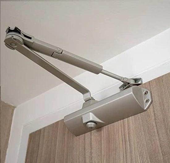 Porta automatica idraulica adattabile - Spinta da 45-65 kg - Per uso domestico e commerciale - Color argento