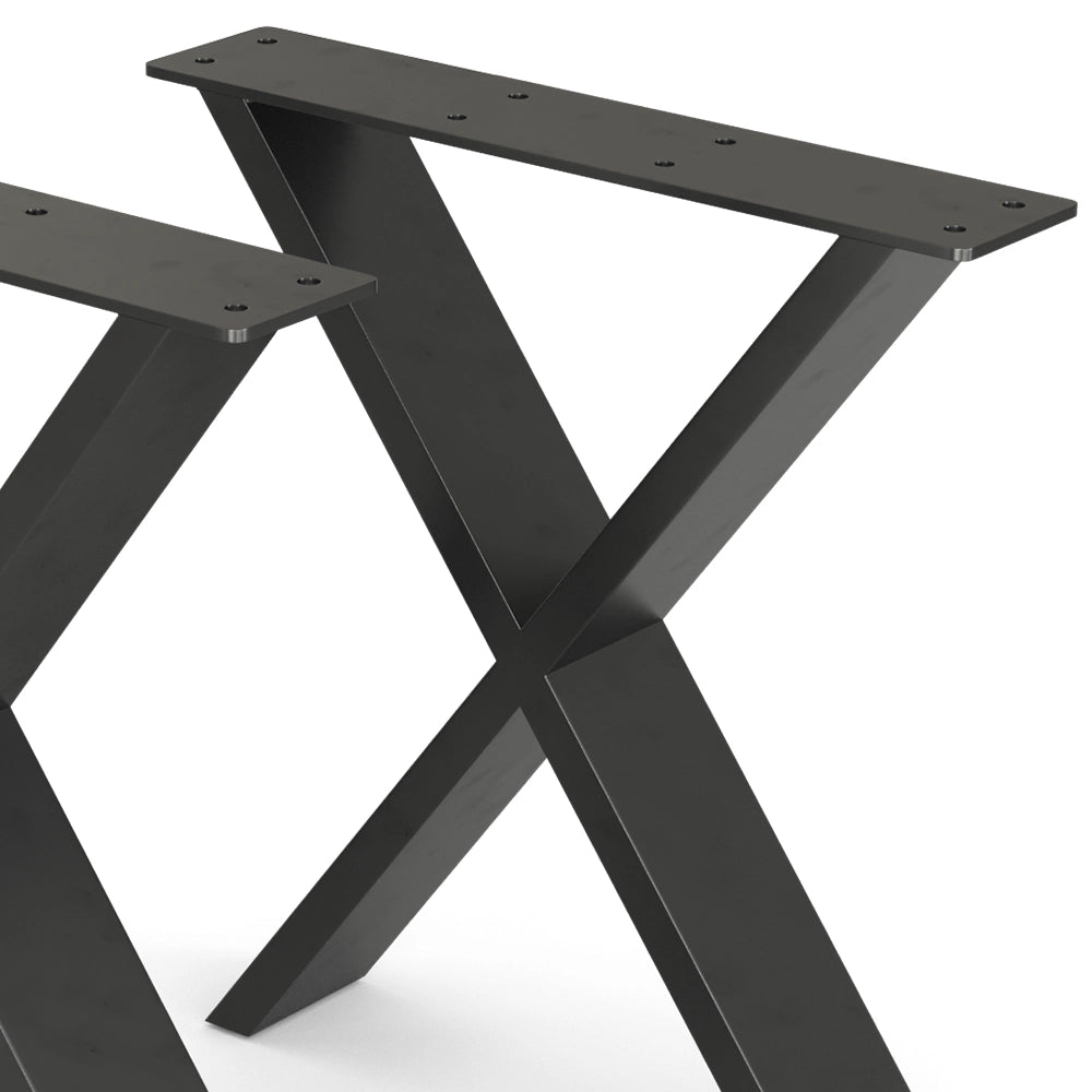 Vicco Gambe per tavolo Nero 40 x 42.1 cm Forma a X