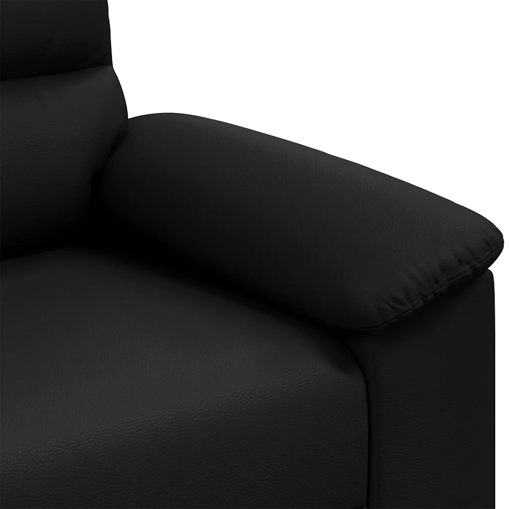 Divano Sedia-Poltrona Nera 100x81x84 cm in Similpelle