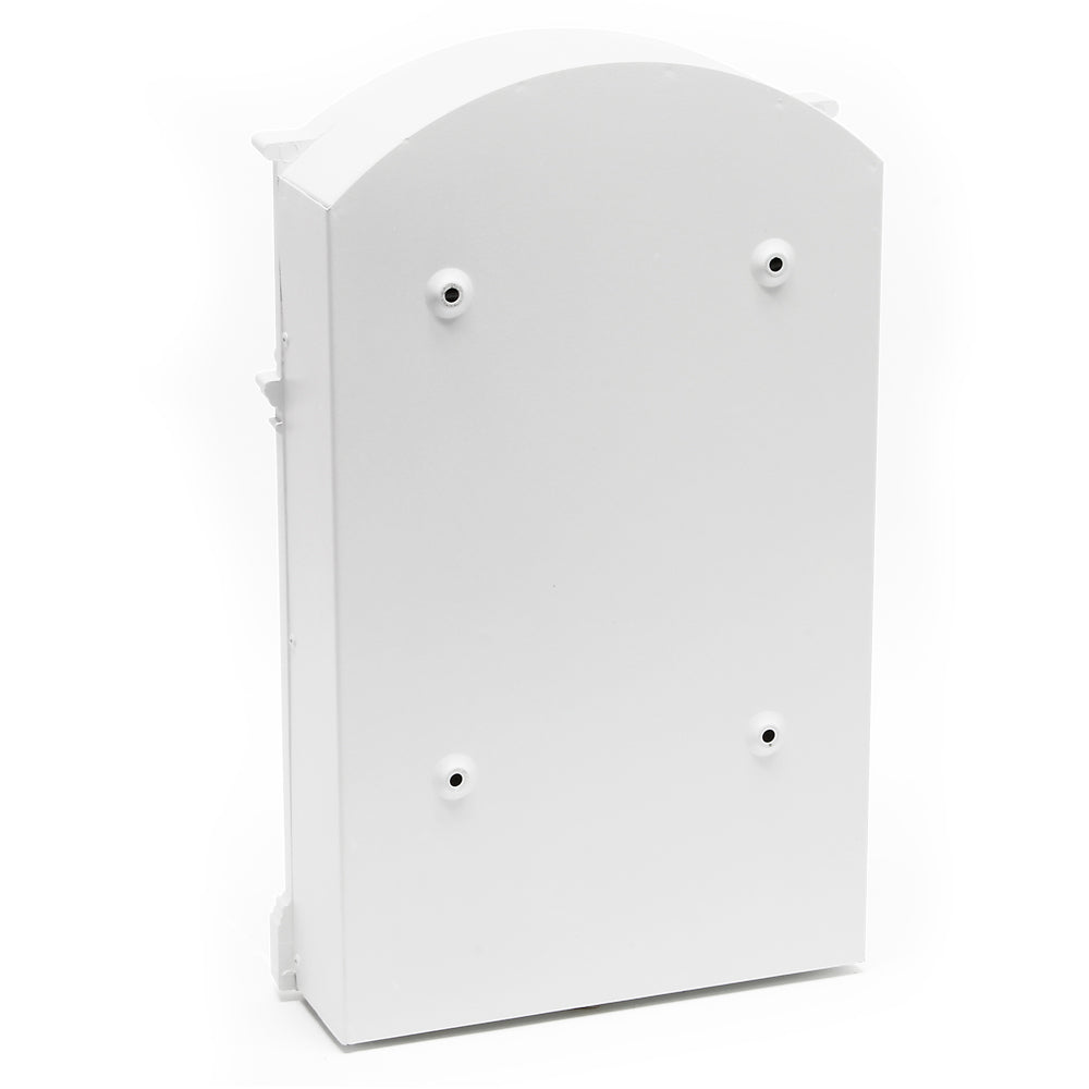 Cassetta postale classica con stemma colore bianco 260 x 90 x 400 mm