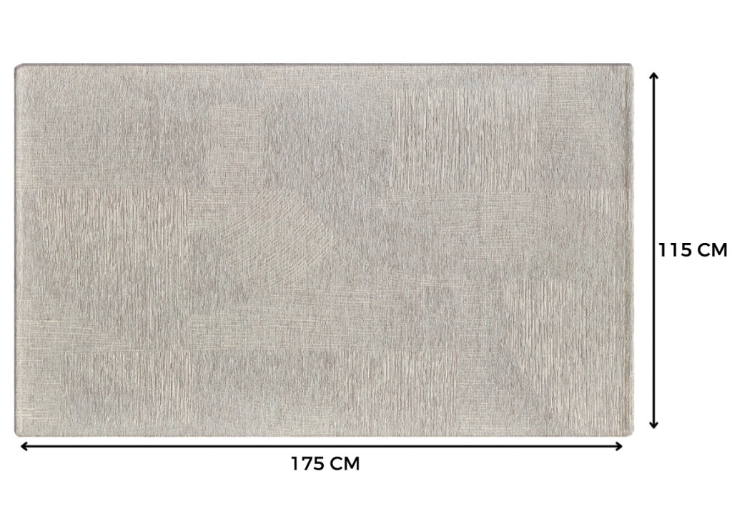 Tappeto Salotto Velour Antiscivolo Disegno Graffio By Suardi - 115x175 - Sabbia
