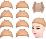 Set di capi di nylon per capelli - 8 pezzi - ademanti - elastici - sotto capi - leggeri - comodi