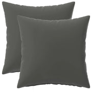 Federa 2 pcs HEERLEN Antracite 40 x 40 cm Poliestere 908548