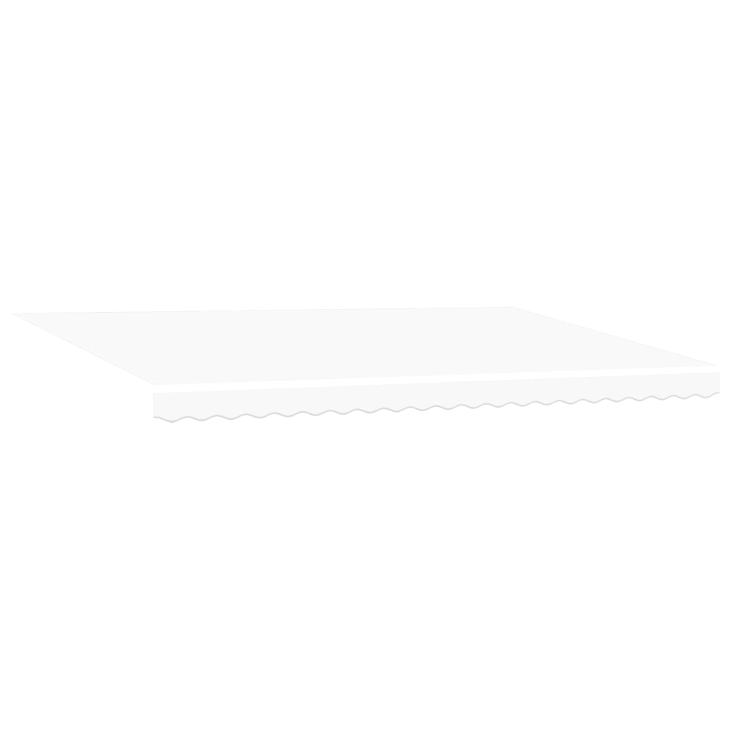 Tessuto di Sostituzione per Tenda per Struttura 5x3 m Bianco