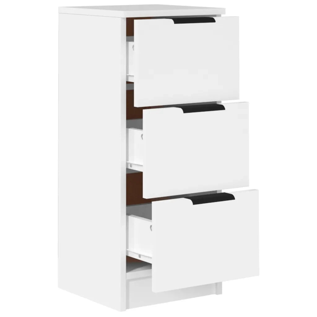 Credenza Bianca 30x30x70 cm in Legno Multistrato 811151