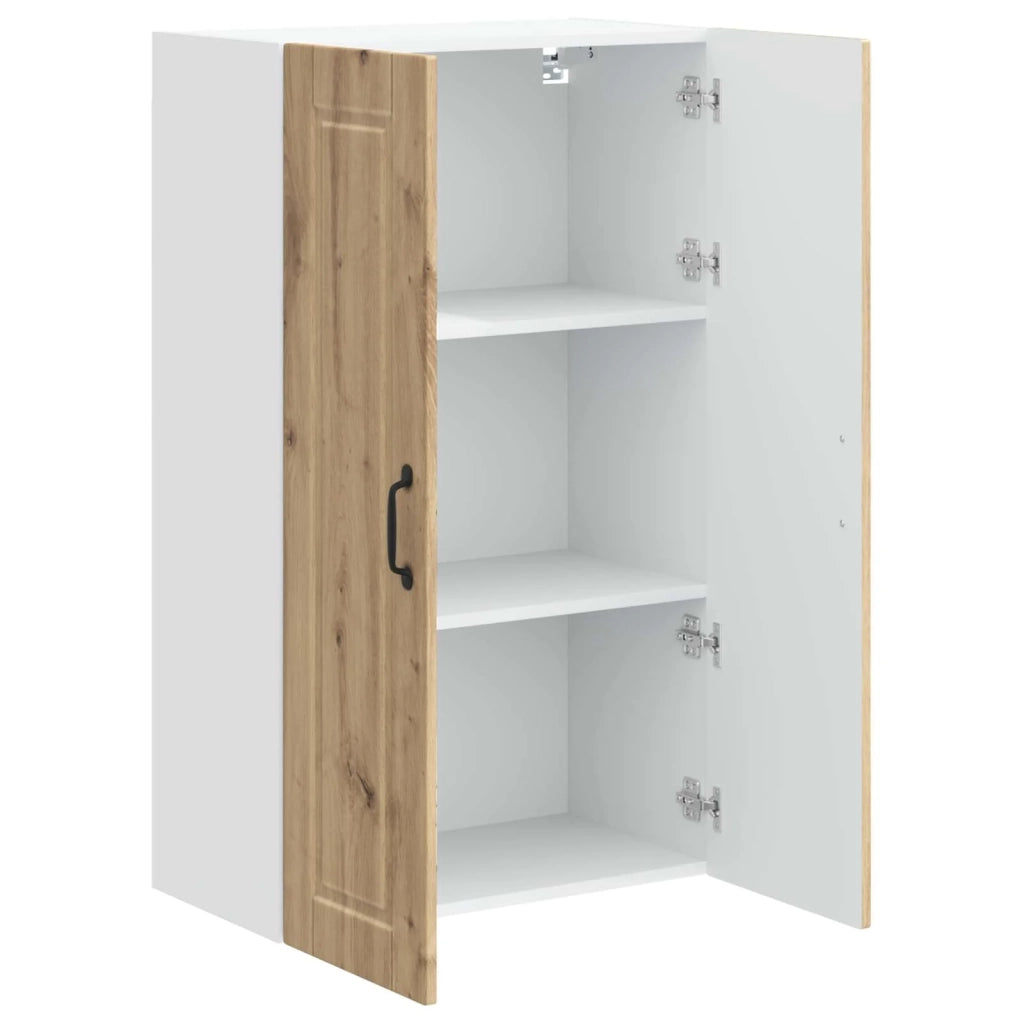 Mobile da cucina moderno a parete con pratico vano contenitore 60 x 31 x 100 cm realizzato in legno di rovere ingegnerizzato finitura artigianale 02_0054484