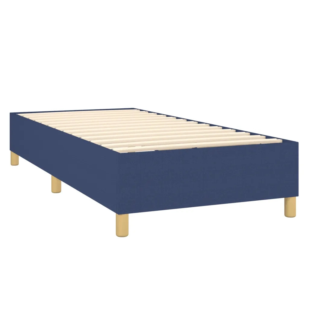 Letto a Molle con Materasso e LED Blu 80x200 cm in Tessuto 3138675